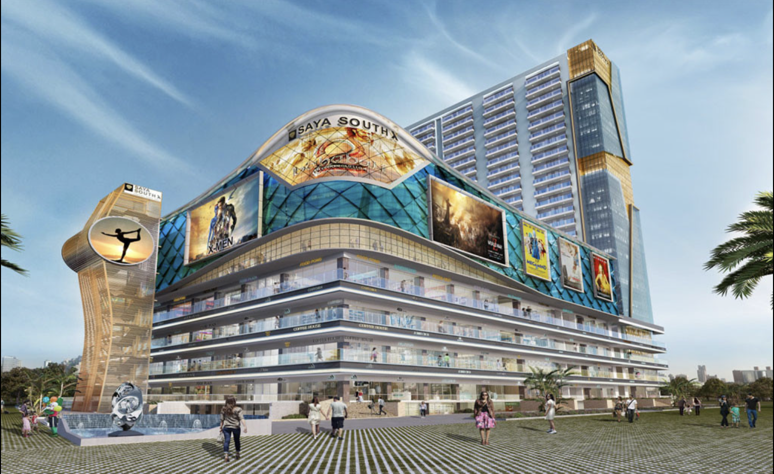 Saya South X — commercial landmark